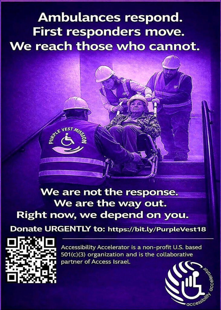 When the Siren Sounds, Not Everyone Can Move to Reach Safety 